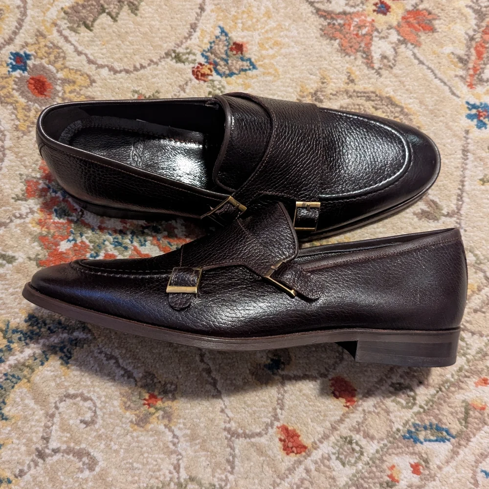 Vella Pais Ledonia Double Monk Strap Loafer (Men)